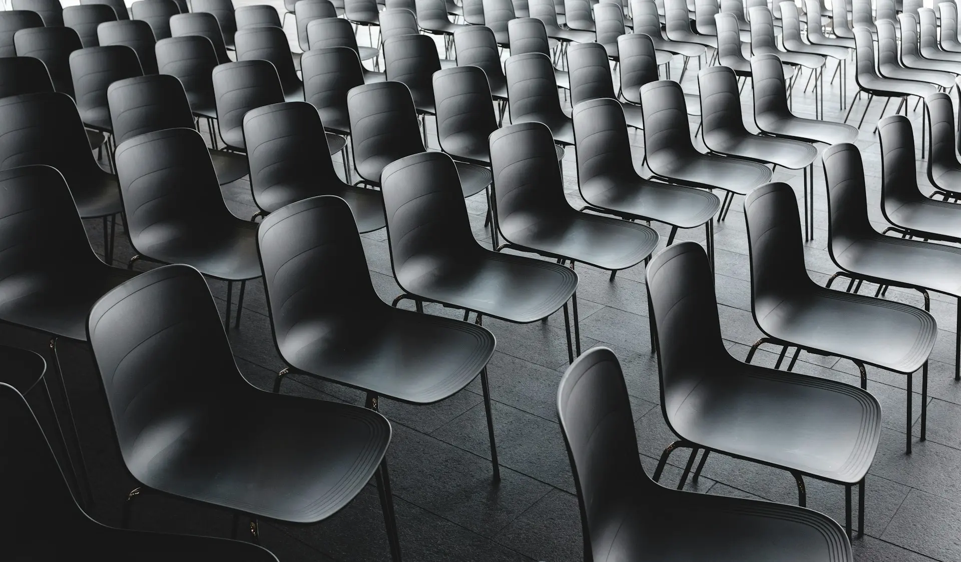 black chair lot