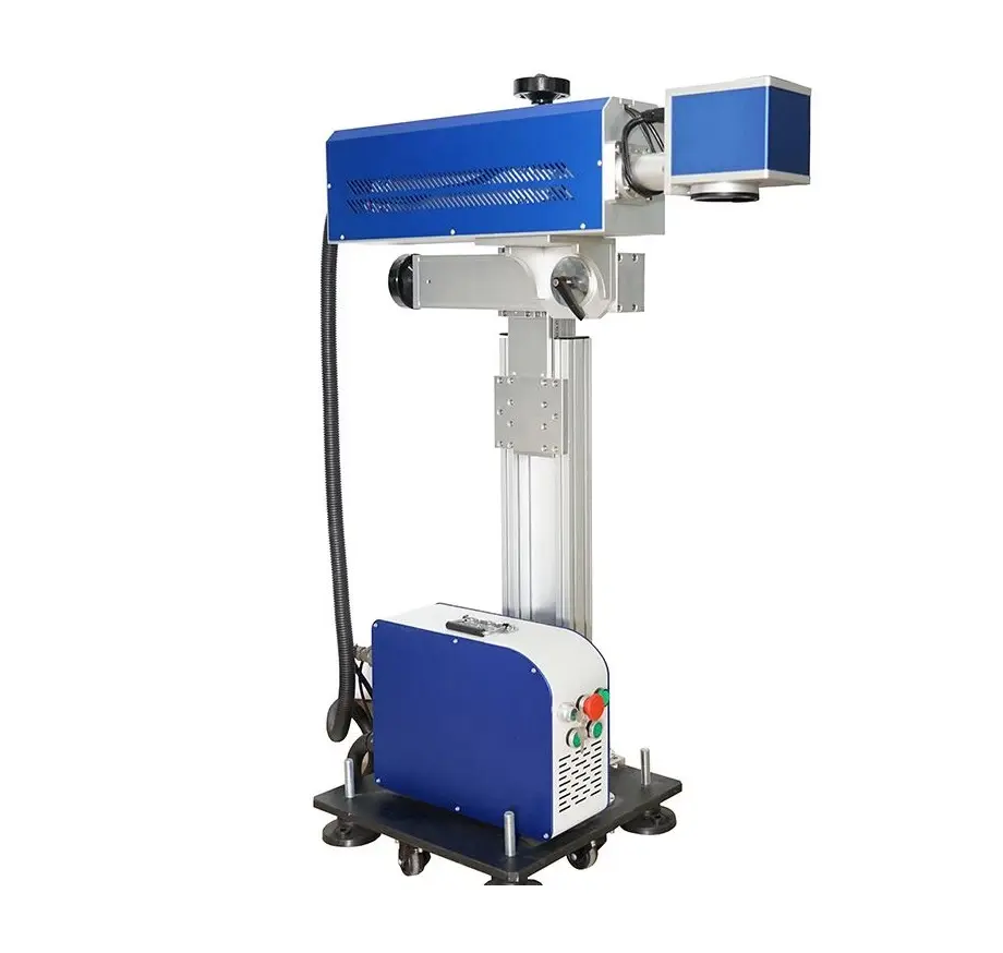 Flying CO2 Laser Engraving Machine For Polyethylene Cables