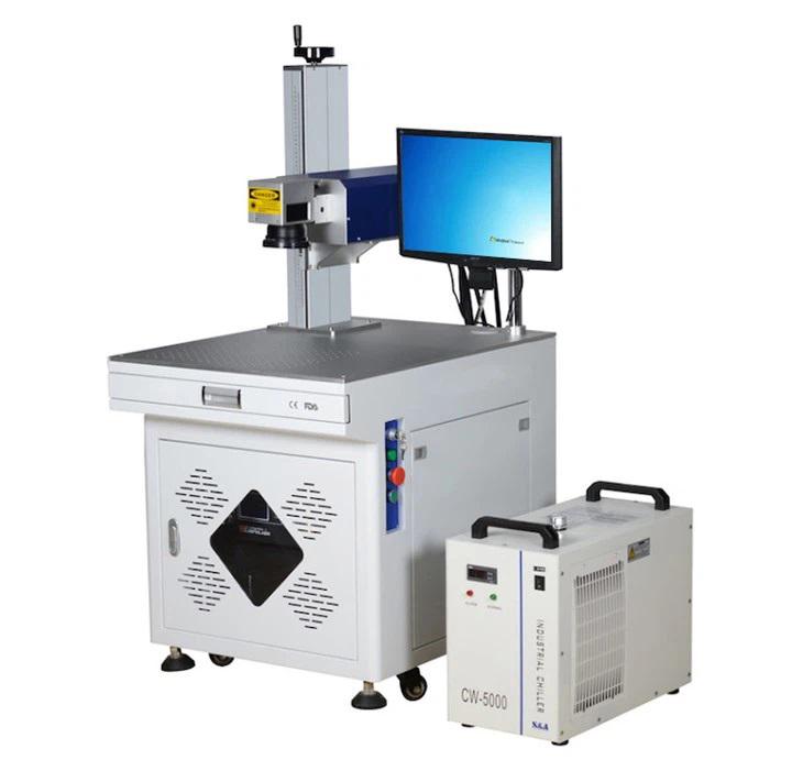  10W Benchtop UV Laser  Engraving Machine For Glass