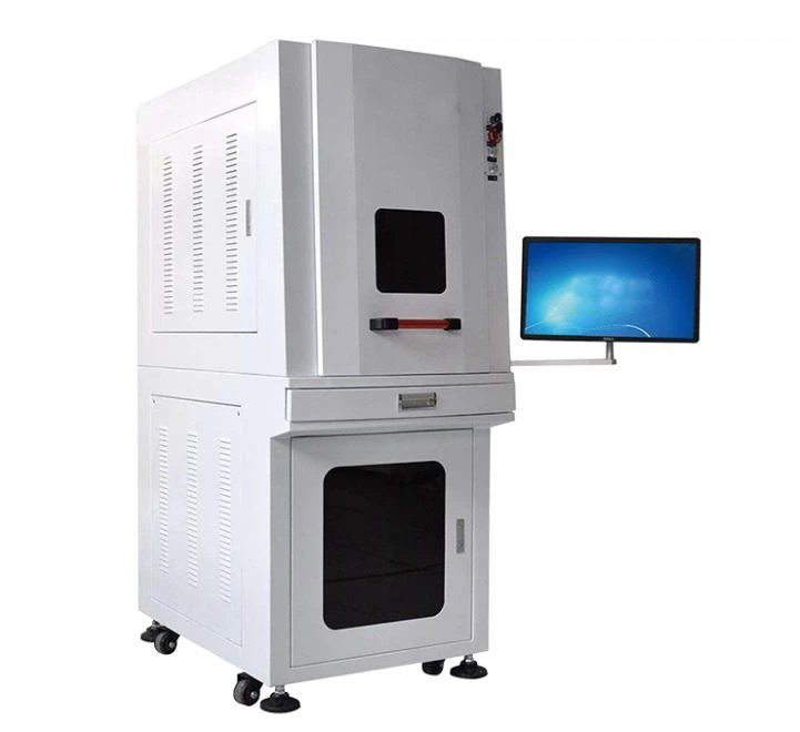﻿3W Enclosed Ultraviolet Laser  Marking Machine for Glass