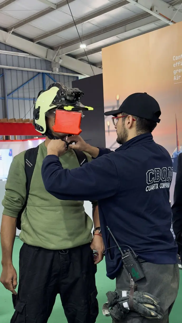 iFalconHM being tested at FIDAE 2024