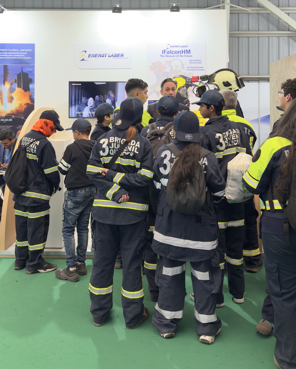 iFalconHM being presented at the FIDAE 2024 exhibition 