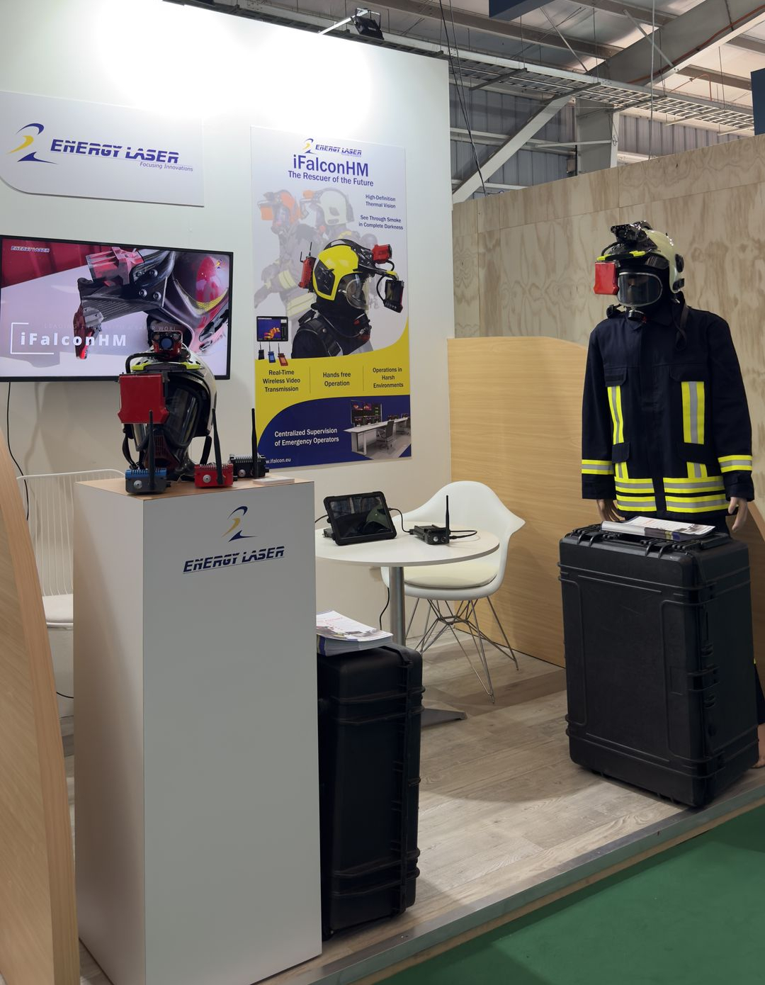 Energy Laser's stand at FIDAE 2024