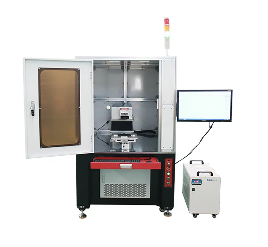 ﻿25W Enclosed UV Laser Marking Machine For Wafer Marking﻿﻿