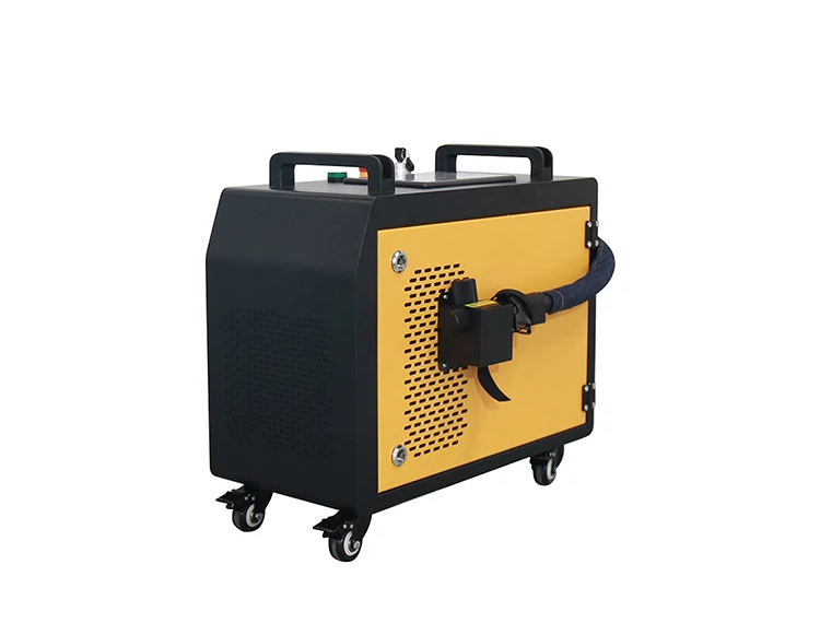Small 100w Pulsed Laser Cleaning Machine For Rust Removal  Paint Stripping﻿﻿