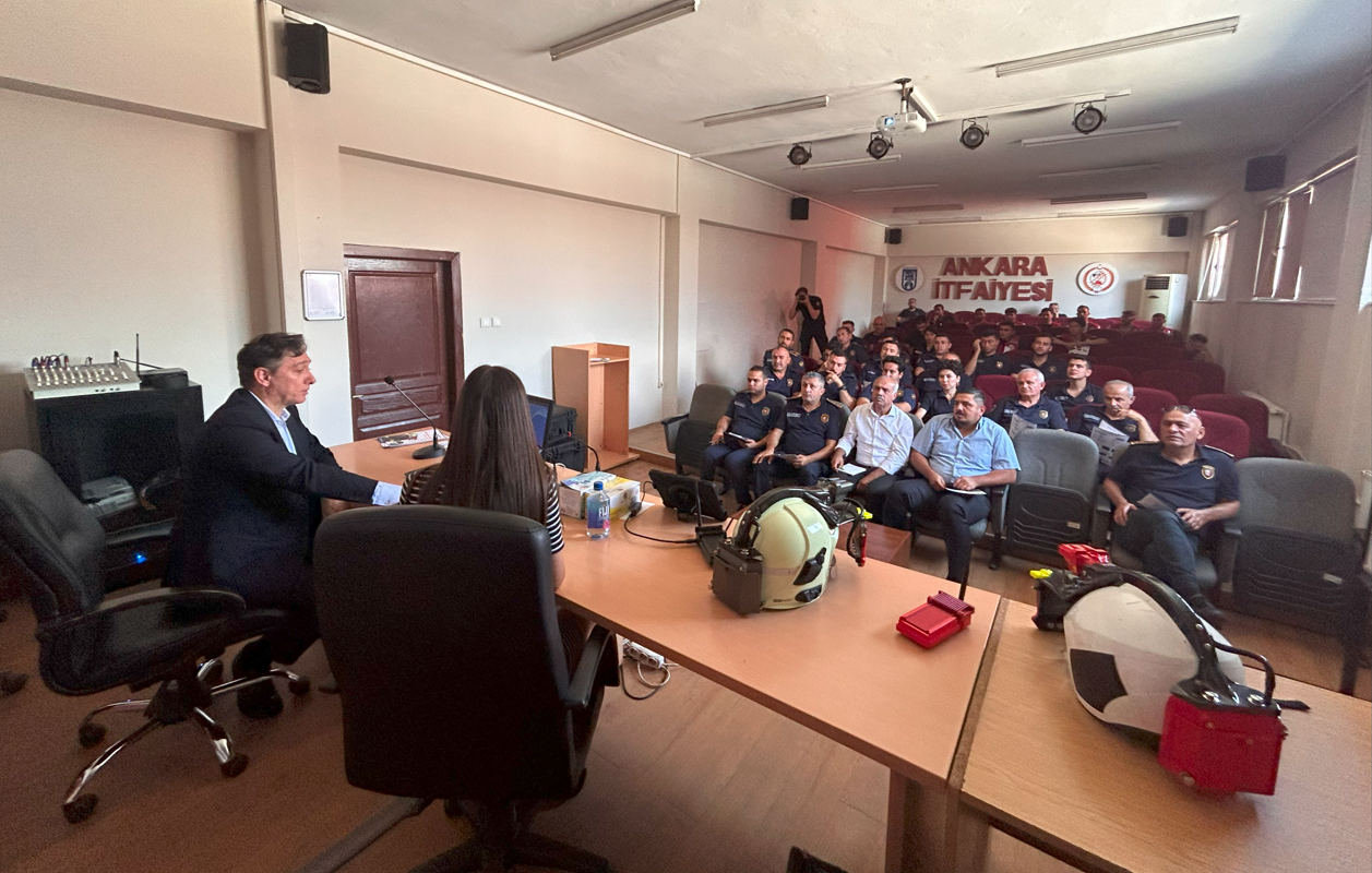 iFalconHM Ankara presentation iFalconHM being presented to Ankara firefighters