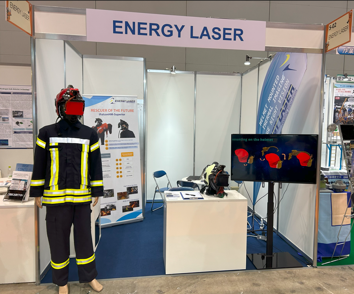 Energy Laser presenting iFalconHM at the Fire Safety 2023