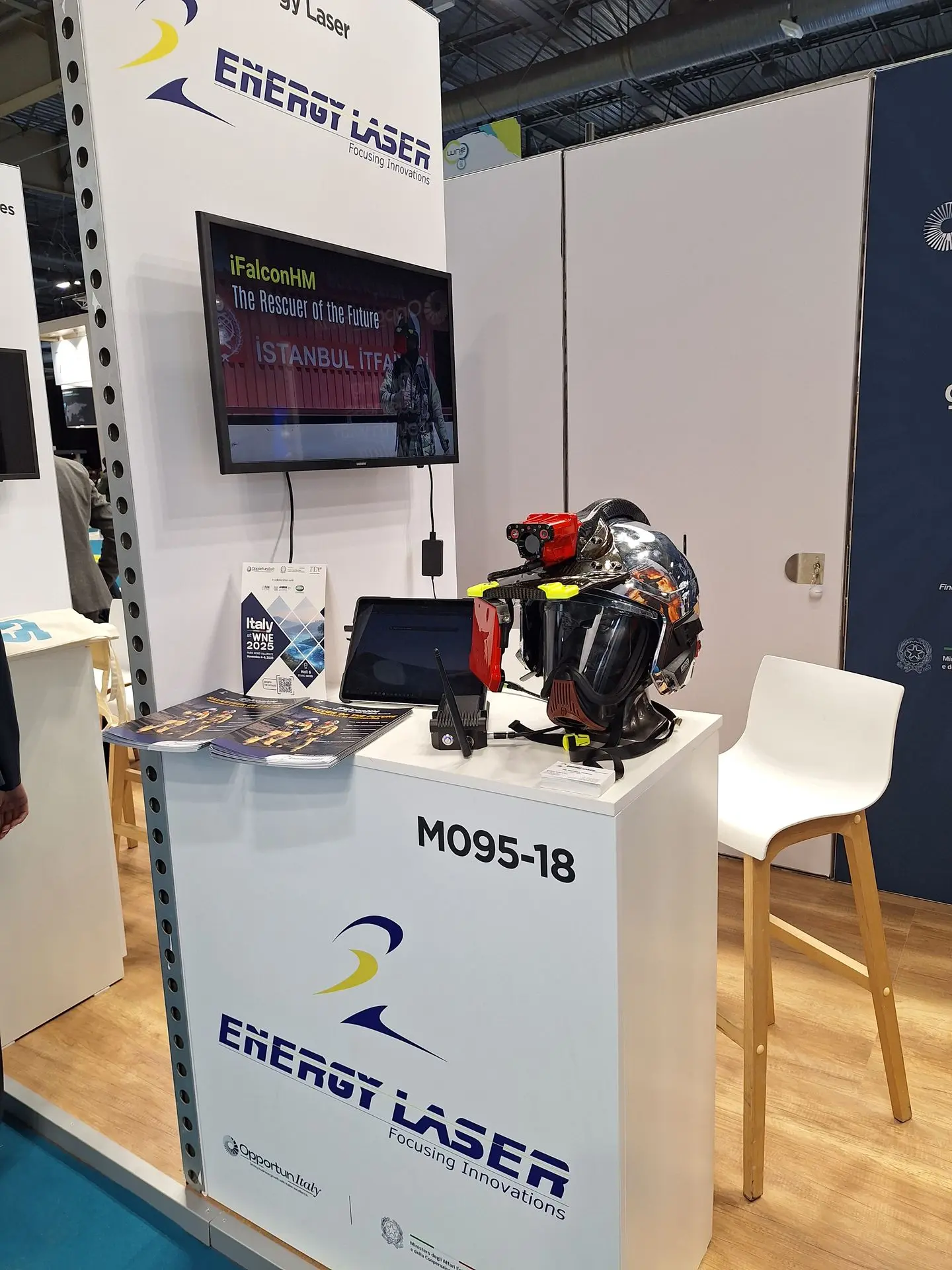 Energy Laser stand WNE 2025 Energy Laser stand at WNE Paris 2025