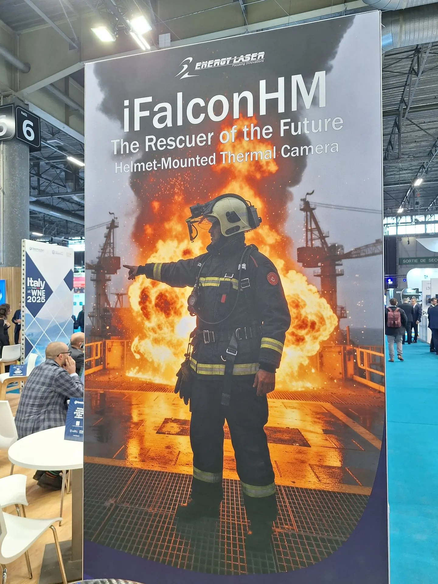 iFalconHM - The Rescuer of the Future WNE Paris 2025 Roll up iFalconHM - The Rescuer of the Future Helmet-Mounted Thermal Camera